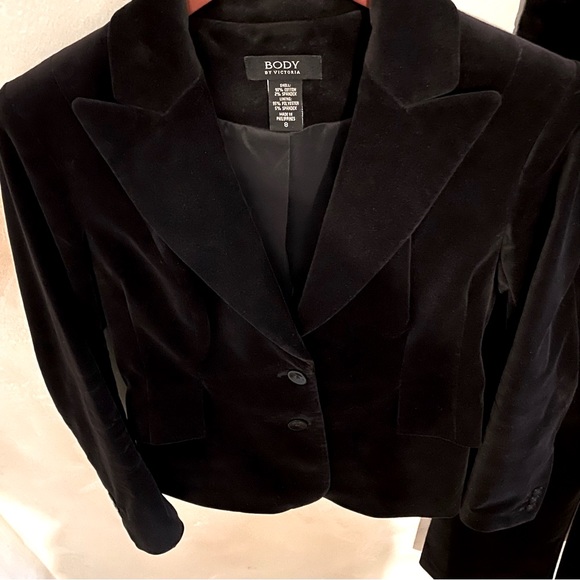 🪶Rare Velvet VICTORIA’S SECRET Sexy Christy-Fit Brown Pant Suit-8 - Picture 5 of 16